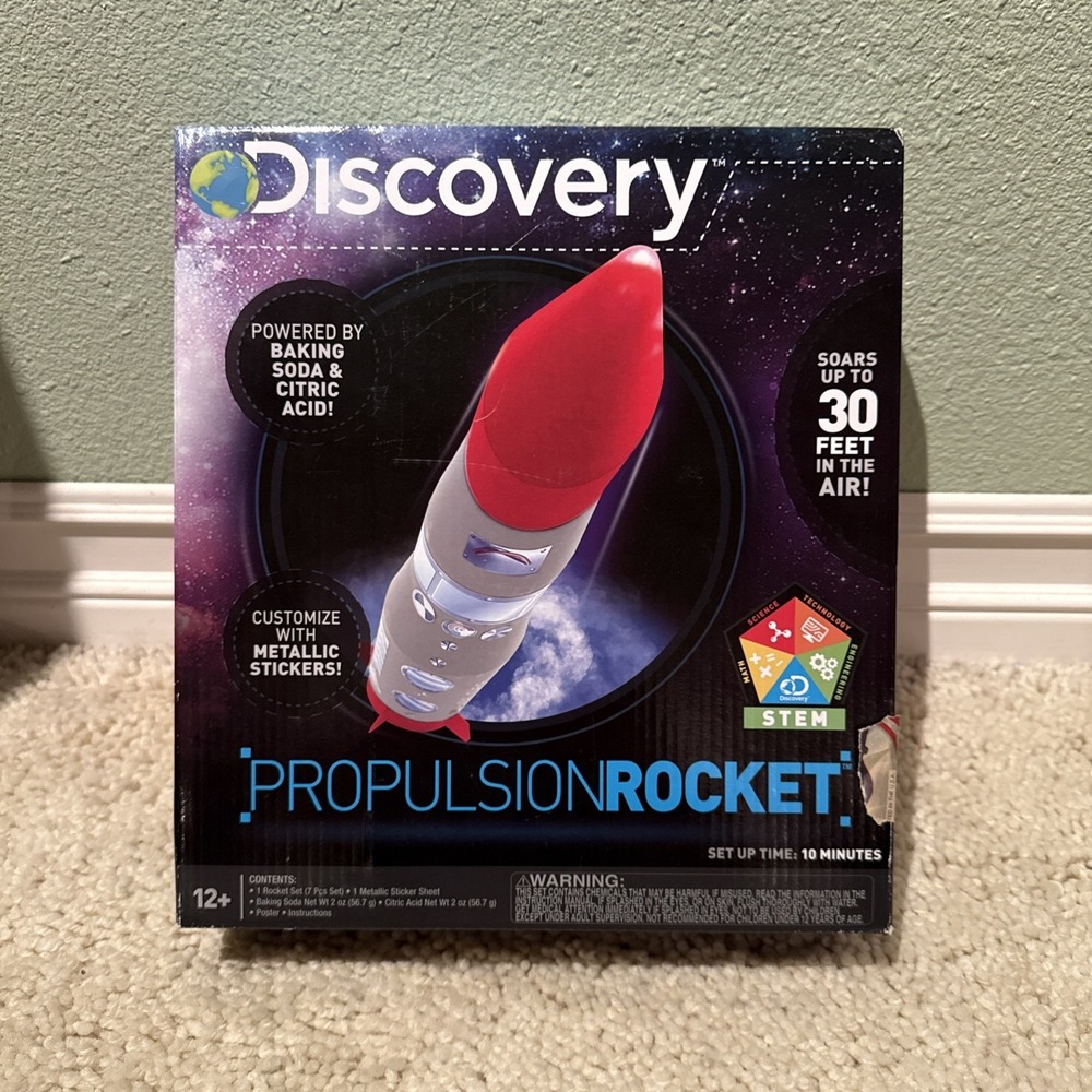 Discovery Propulsion Rocket STEM Powered By Baking Soda & Citric Acid Customize